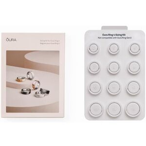 Oura Ring Sizing Kit - White and Beige